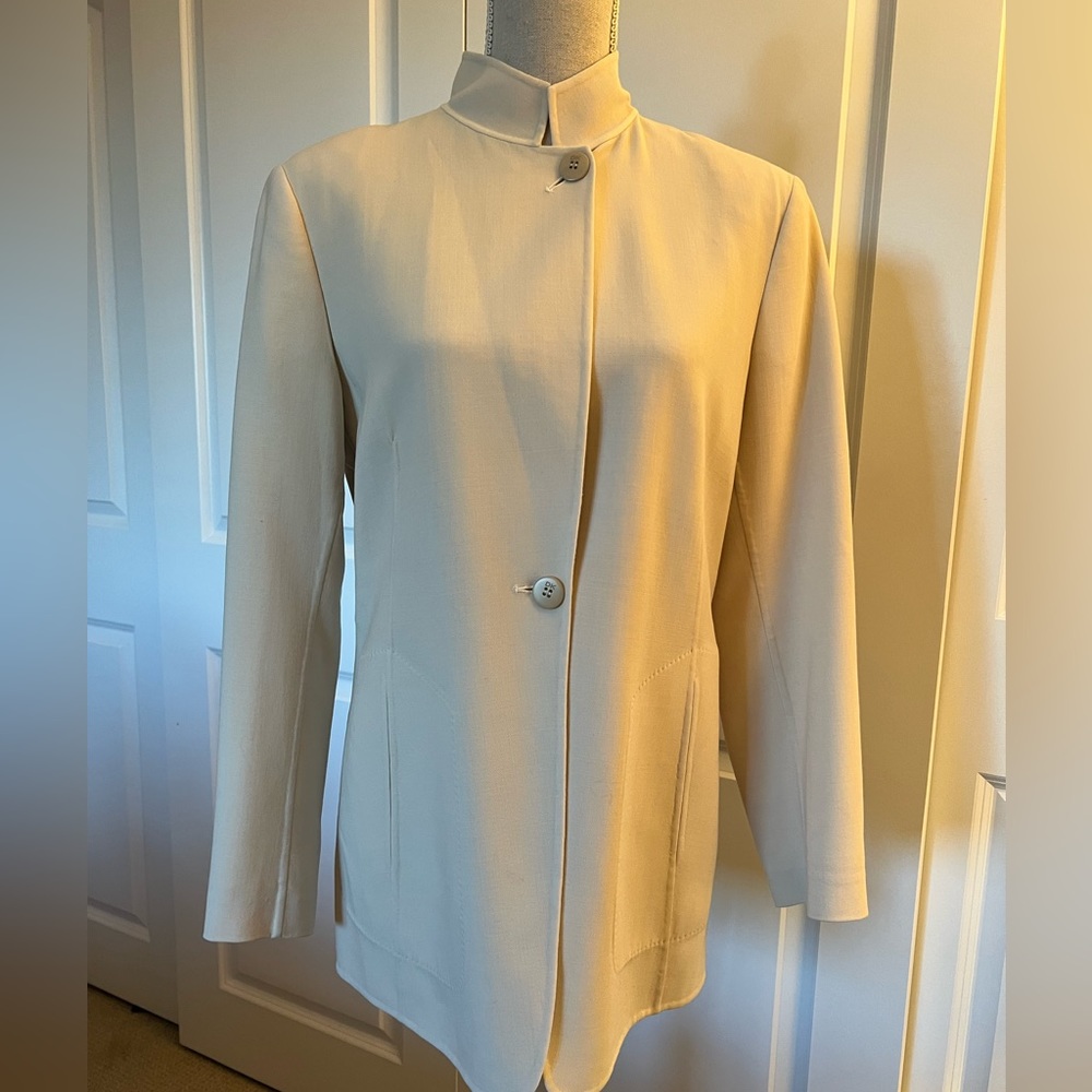 Donna Karan Cream Blazer